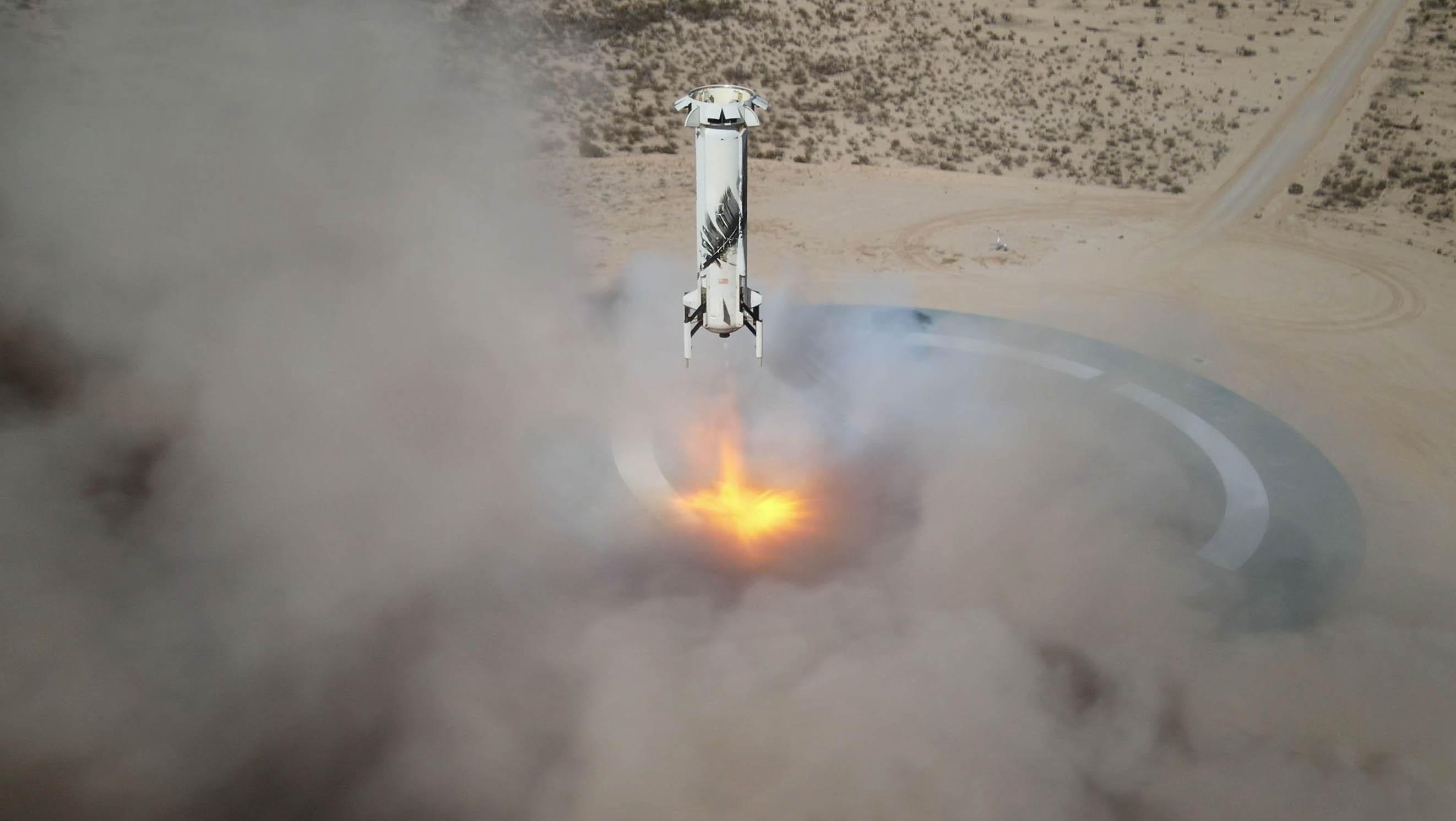 blue origin landing