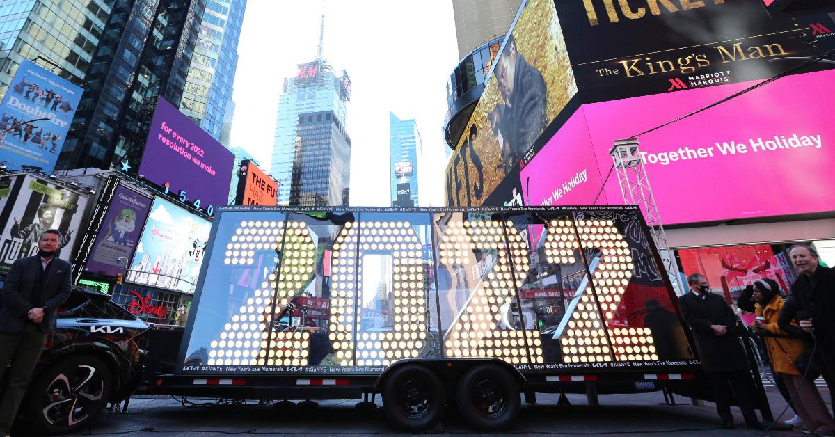 Preparations for Times Square New Year's Eve