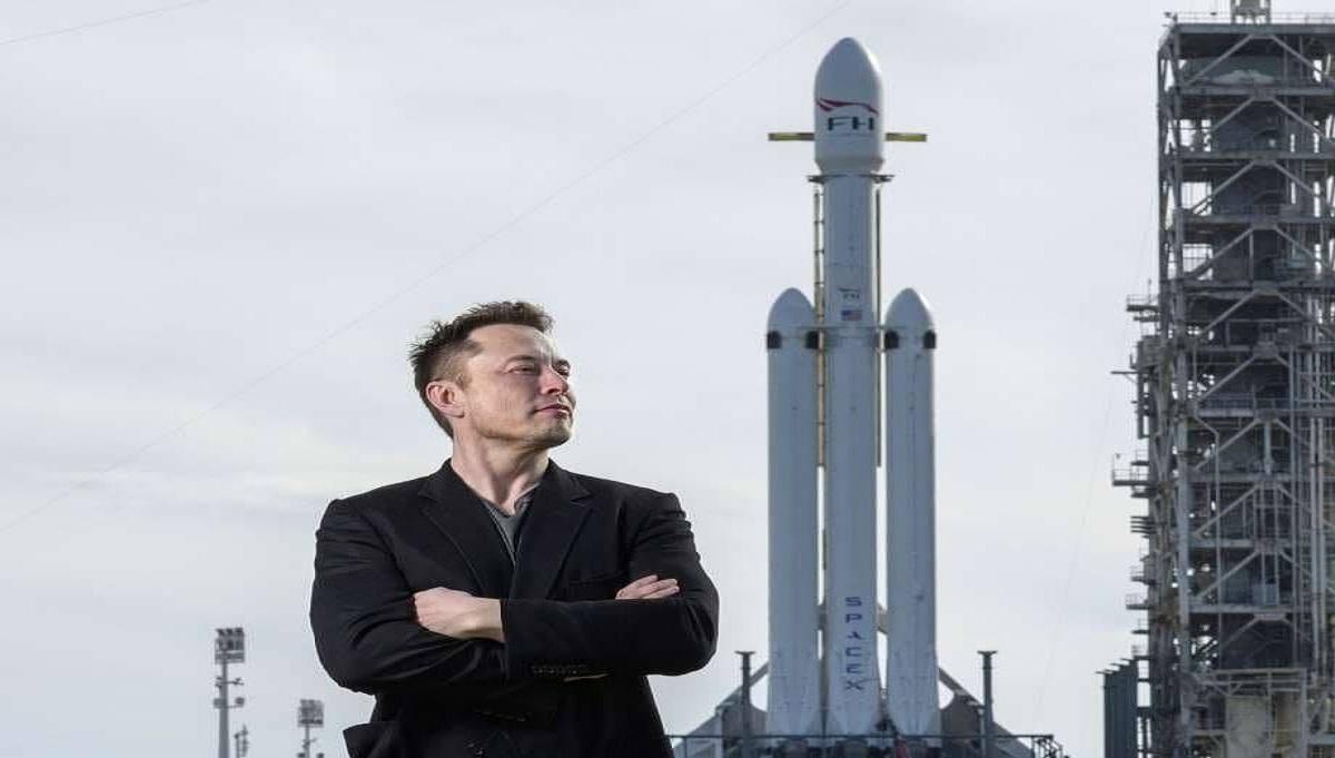 Elon Musk at Falcon Launch 