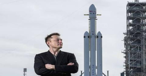 Elon Musk at Falcon Launch