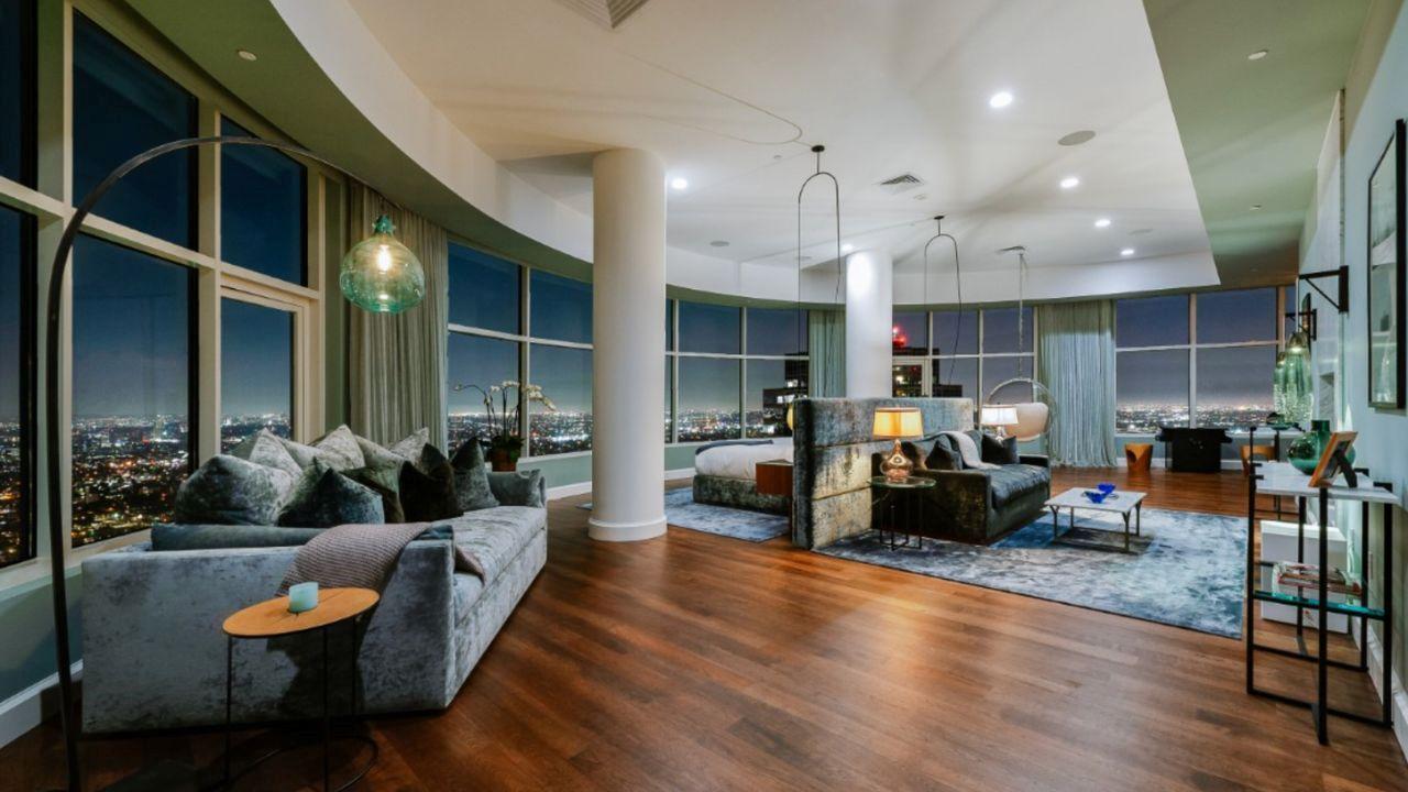 Rihanna's new LA penthouse has four bedrooms and nearly 9,300 square feet of space.