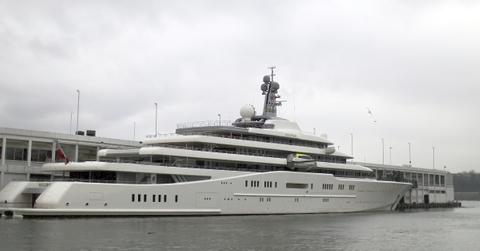 Yacht owned by an oligarch