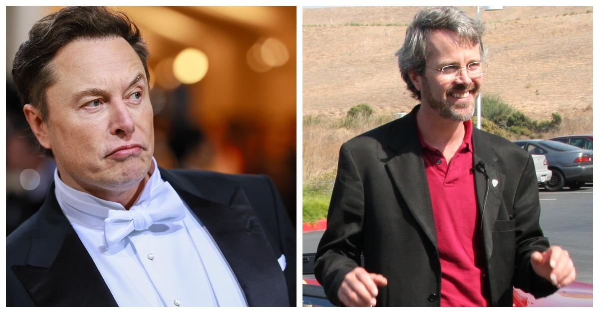 Elon Musk (left) and Martin Eberhard (right)