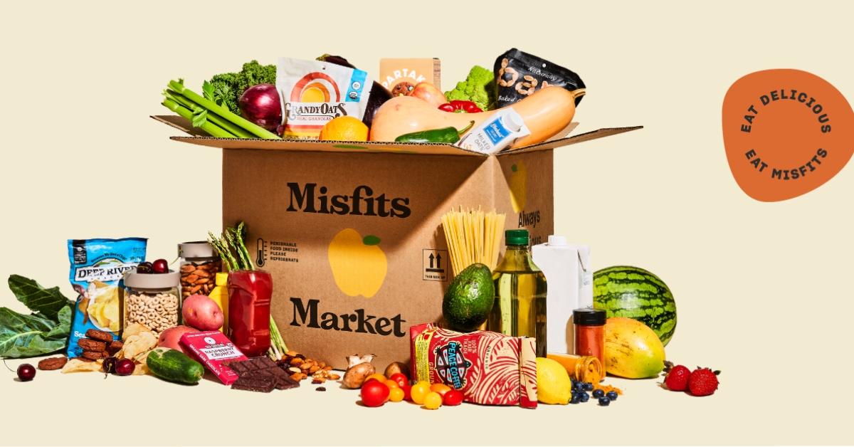 A box of food from Misfits Market 