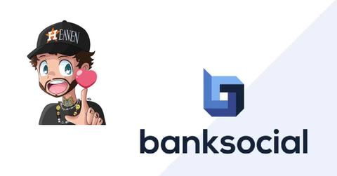 FaZe Banks caricature and BankSocial logo