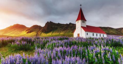 A church in Vik, Iceland