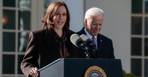 Joe Biden with Kamala Harris