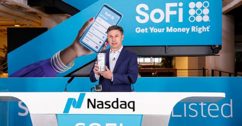 SOFI stock Nasdaq listing