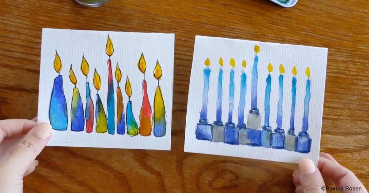 DIY Hanukkah cards