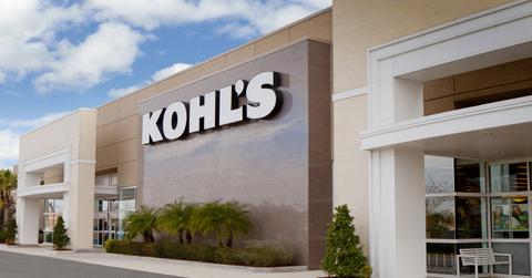 Kohl's storefront with signage