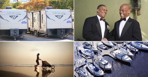 RVs, strollers, tuxedos, and boats are items that can be rented instead of bought.