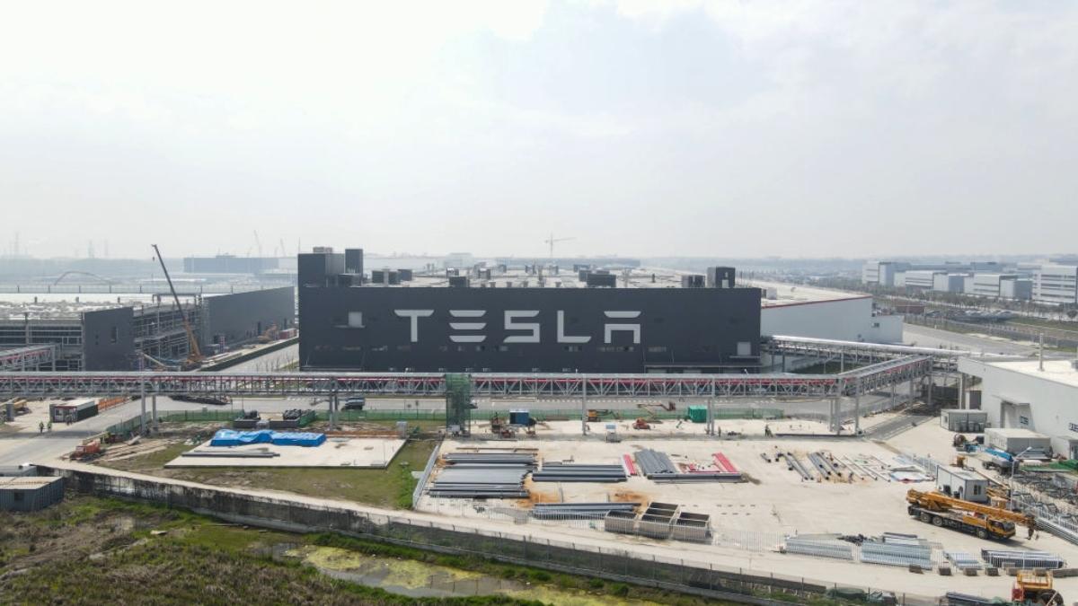 Tesla factory in Shanghai