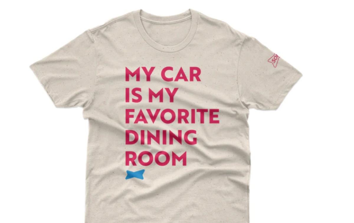 Sonic "My Car Is My Favorite Dining Room" shirt