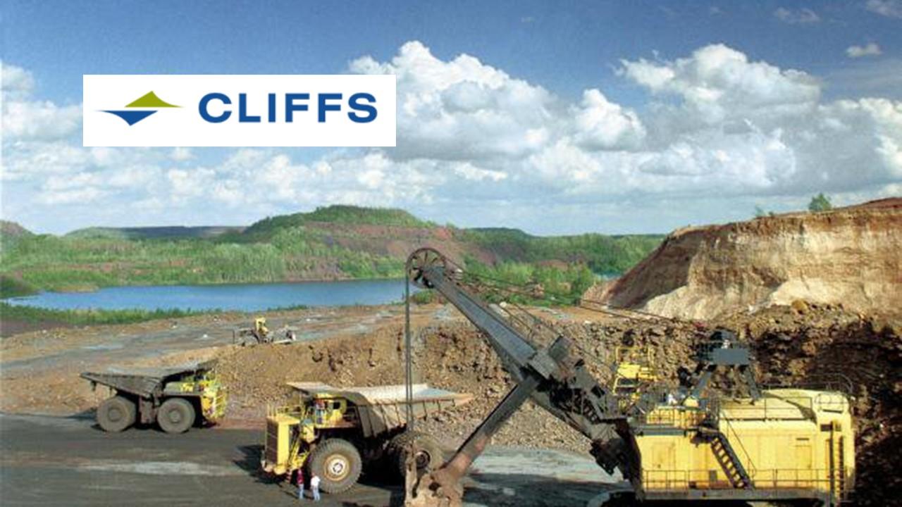 Cleveland-Cliffs work site and logo