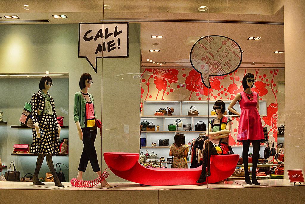 A Kate Spade storefront