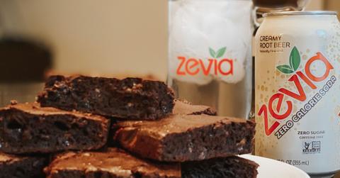 Zevia canned beverage