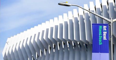 Art Basel sign and building