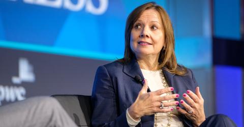 GM CEO Mary Barra speaking