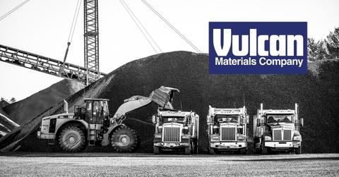 Construction equipment and Vulcan logo