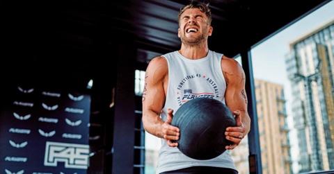 A person doing F45 training