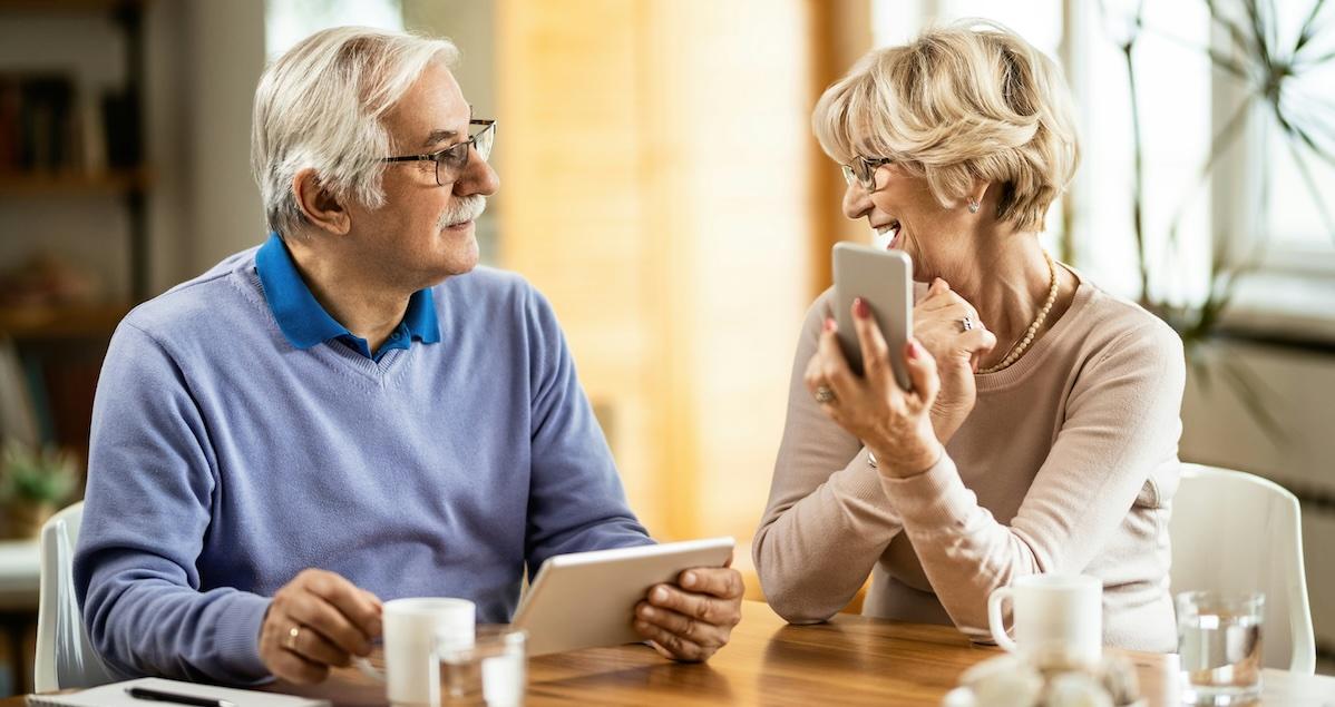 couple talking about money