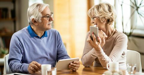 couple talking about money