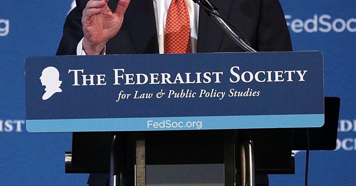 Federalist Society lectern