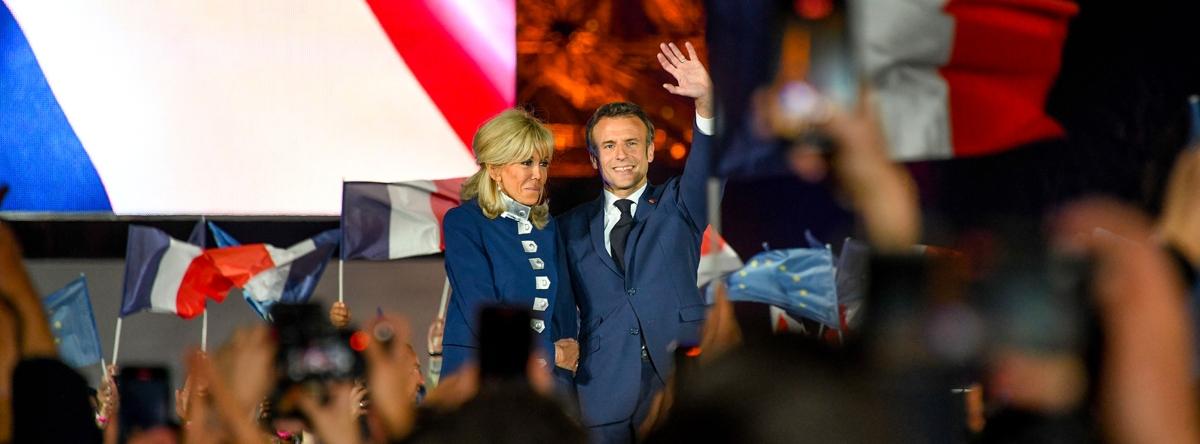 Emmanuel and Brigitte Macron