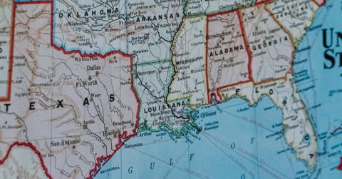 Map of United States of America