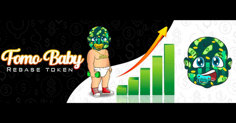 Fomo Baby logo and chart