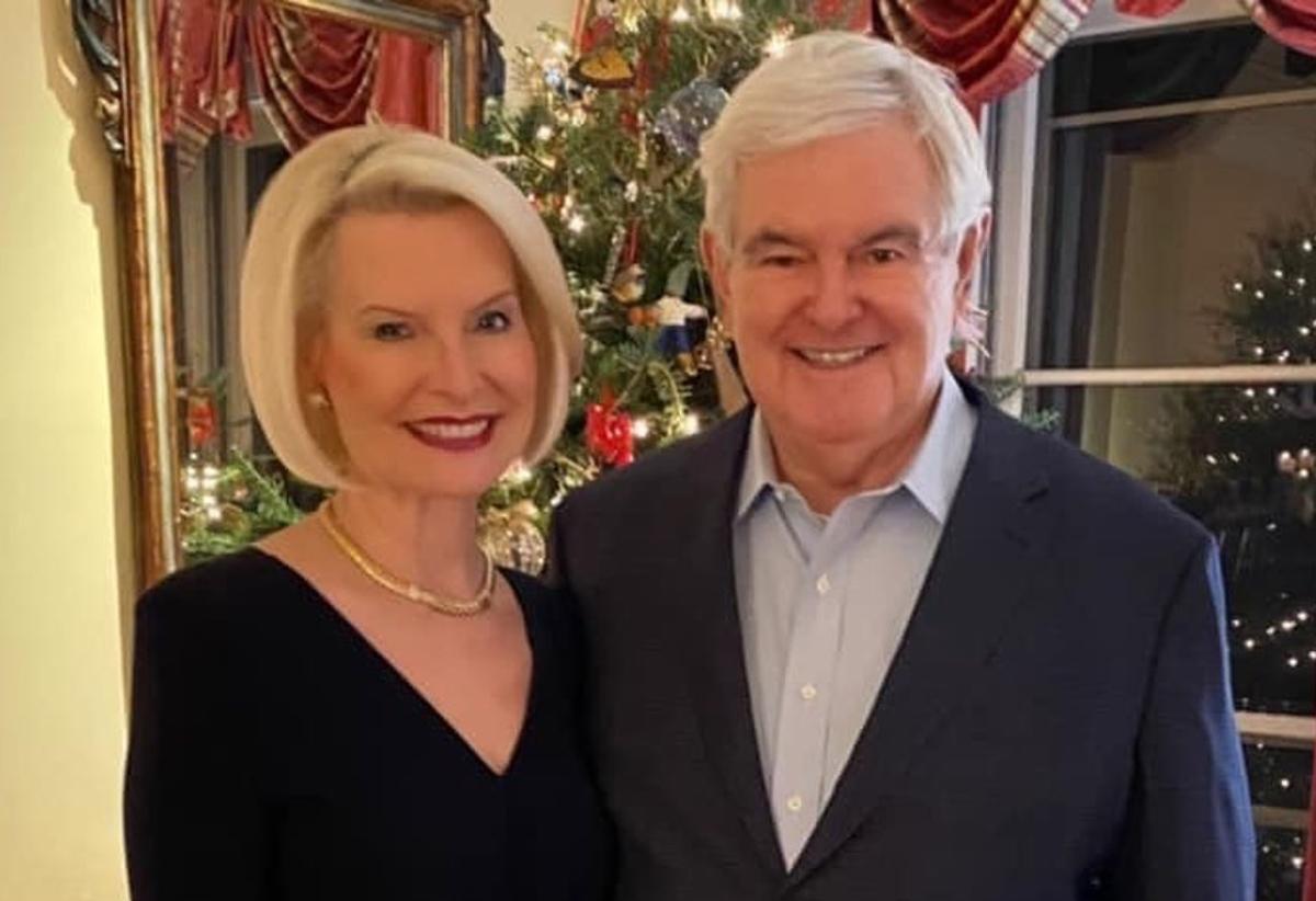 Gingrich and wife