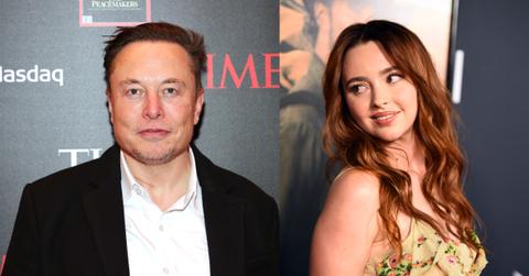Elon Musk and Natasha Bassett