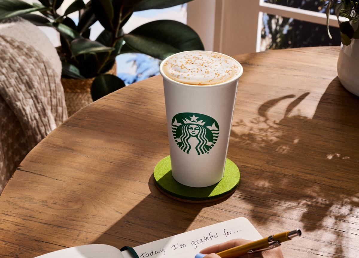 A Starbucks drink