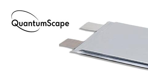 QuantumScape battery and logo