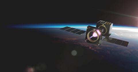 Momentus space satellite
