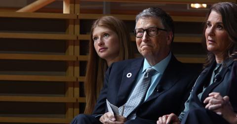 Jennier Gates with parents Bill and Melinda Gates