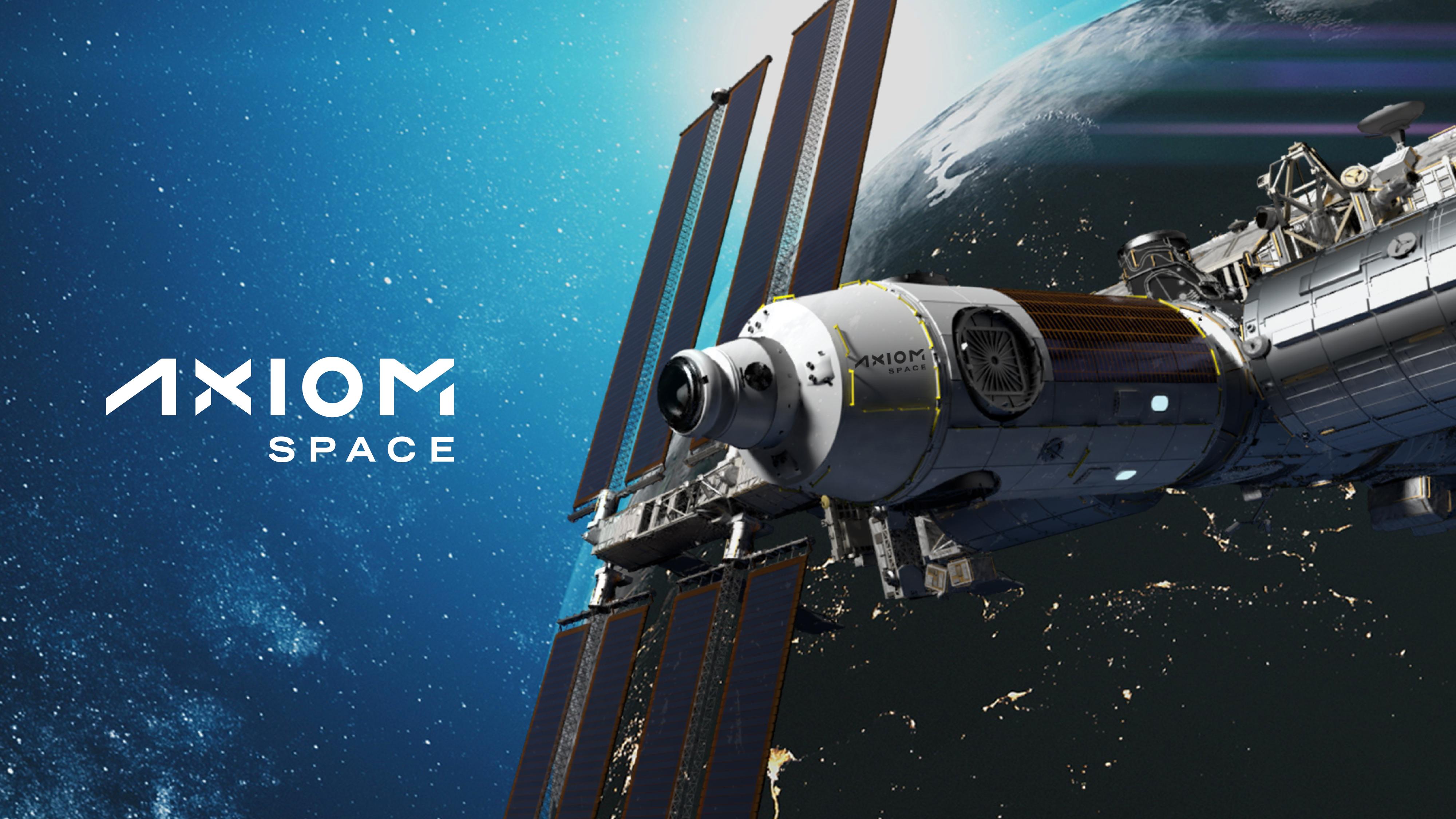 Axiom Space logo and equipment