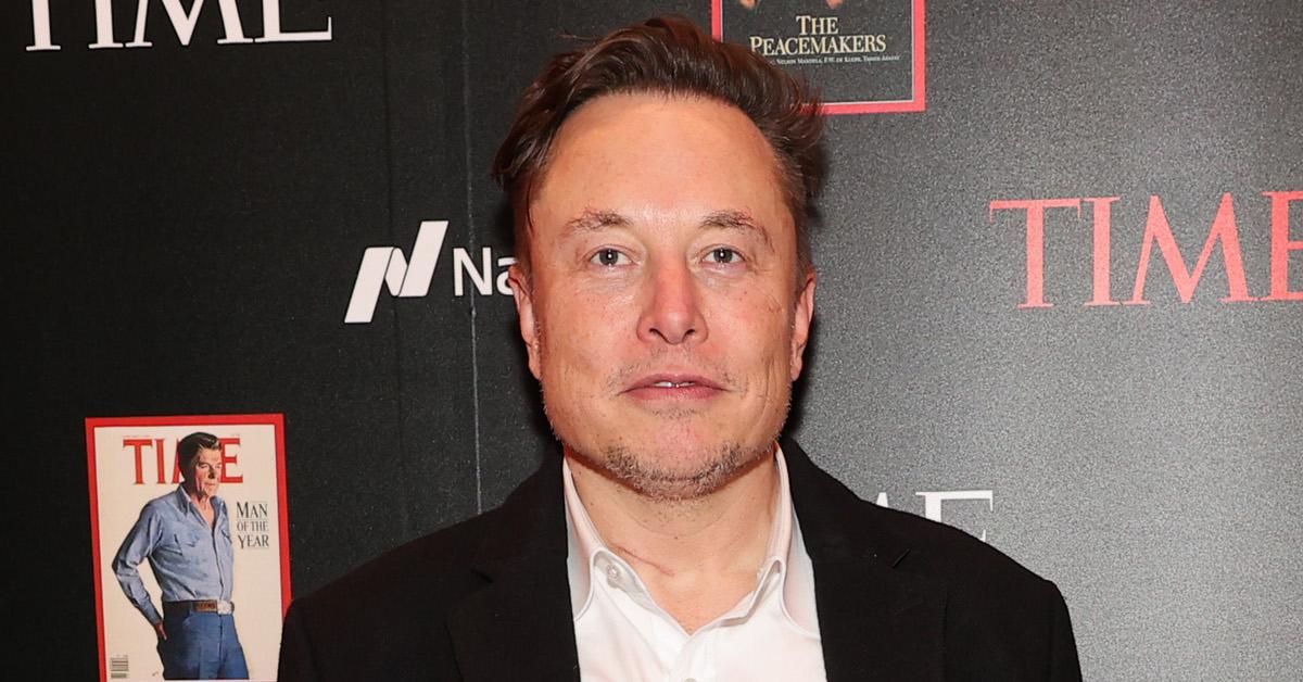 Elon Musk at the Time Person of the Year event in Decekber 2021