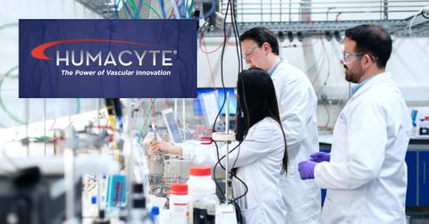 Lab technicians at work