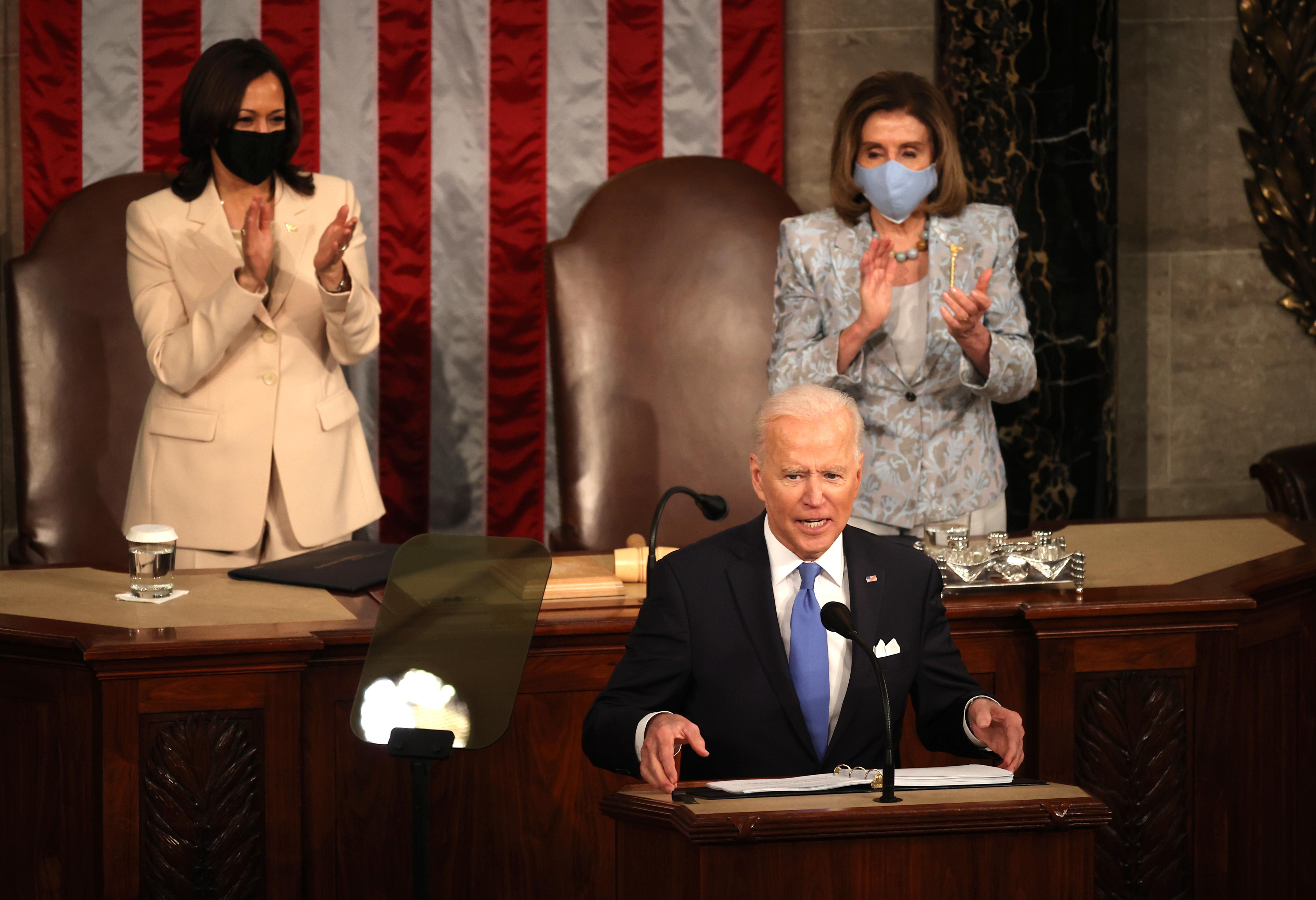 Biden addressing Congress