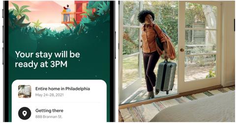 Airbnb app and user
