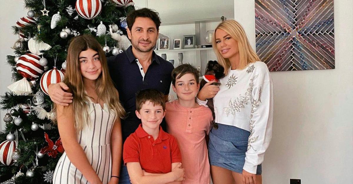 Cem Habib and Caroline Stanbury and their children