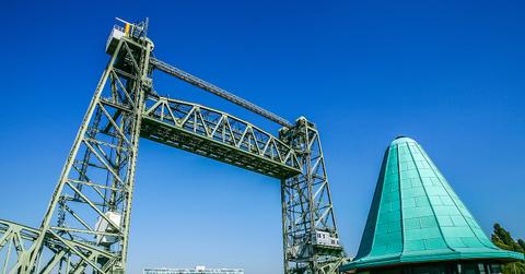 De Hef bridge in Rotterdam
