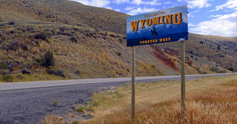 Wyoming sign