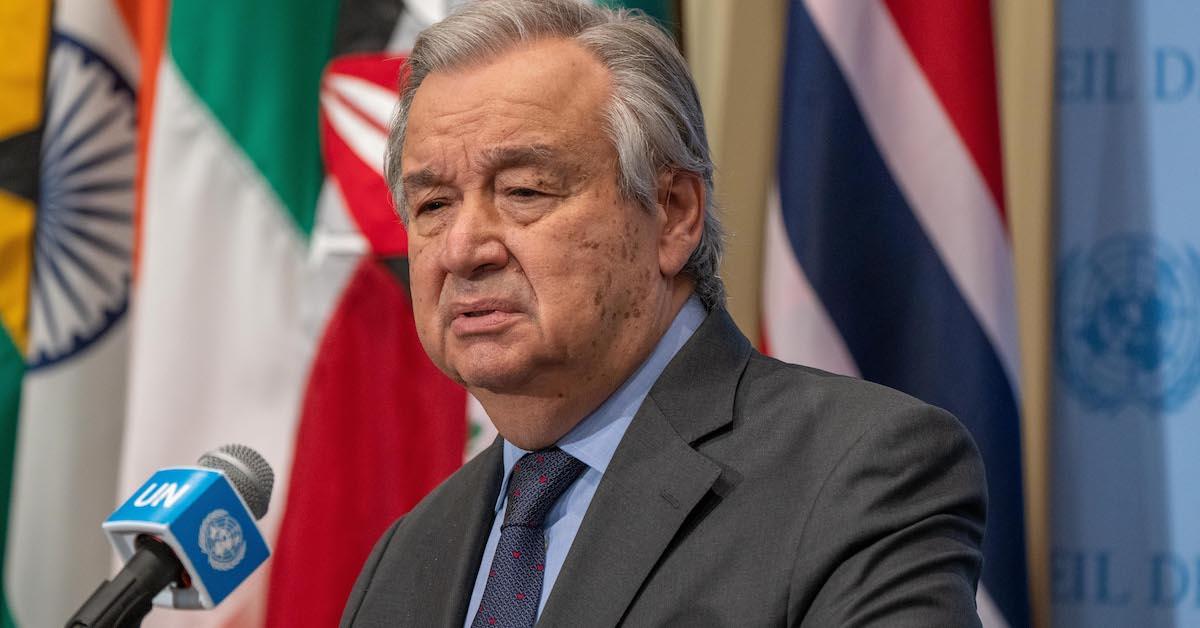 un secretary general guterres