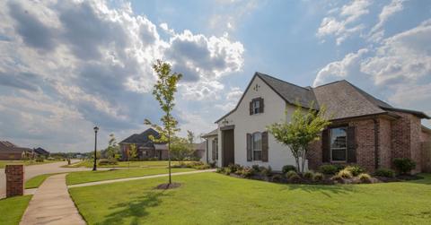 A house in a neighborhood