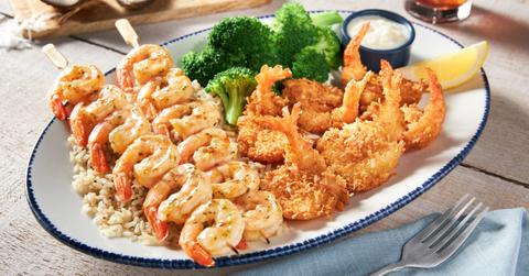 Red Lobster shrimp platter