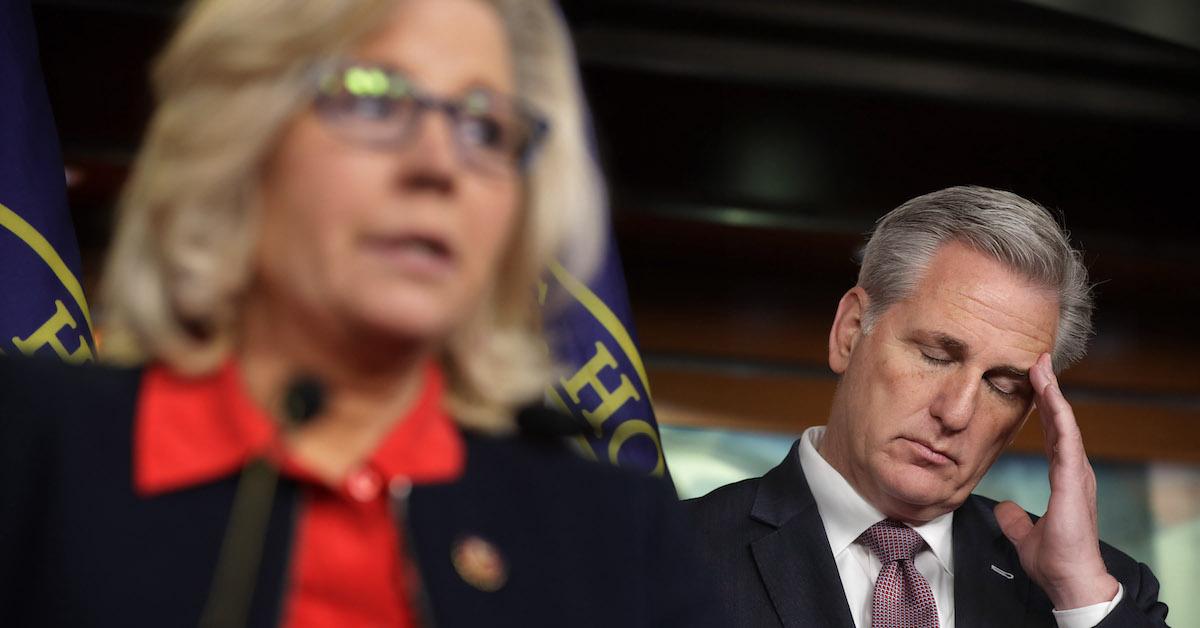 Liz Cheney and Kevin McCarthy