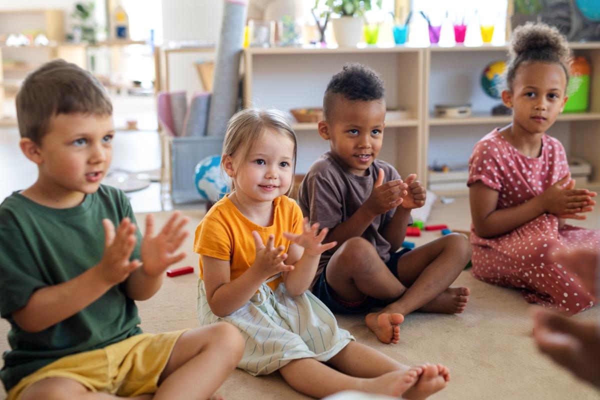 Children at a daycare