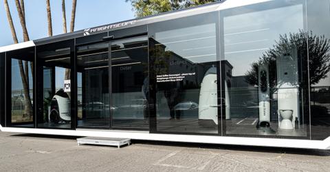 Knightscope products on display